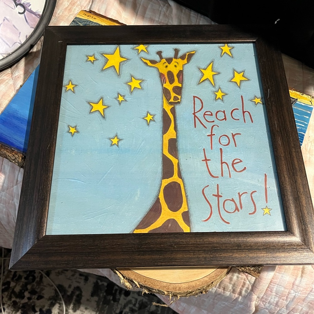 Reach for the Stars - Giraffe Frame